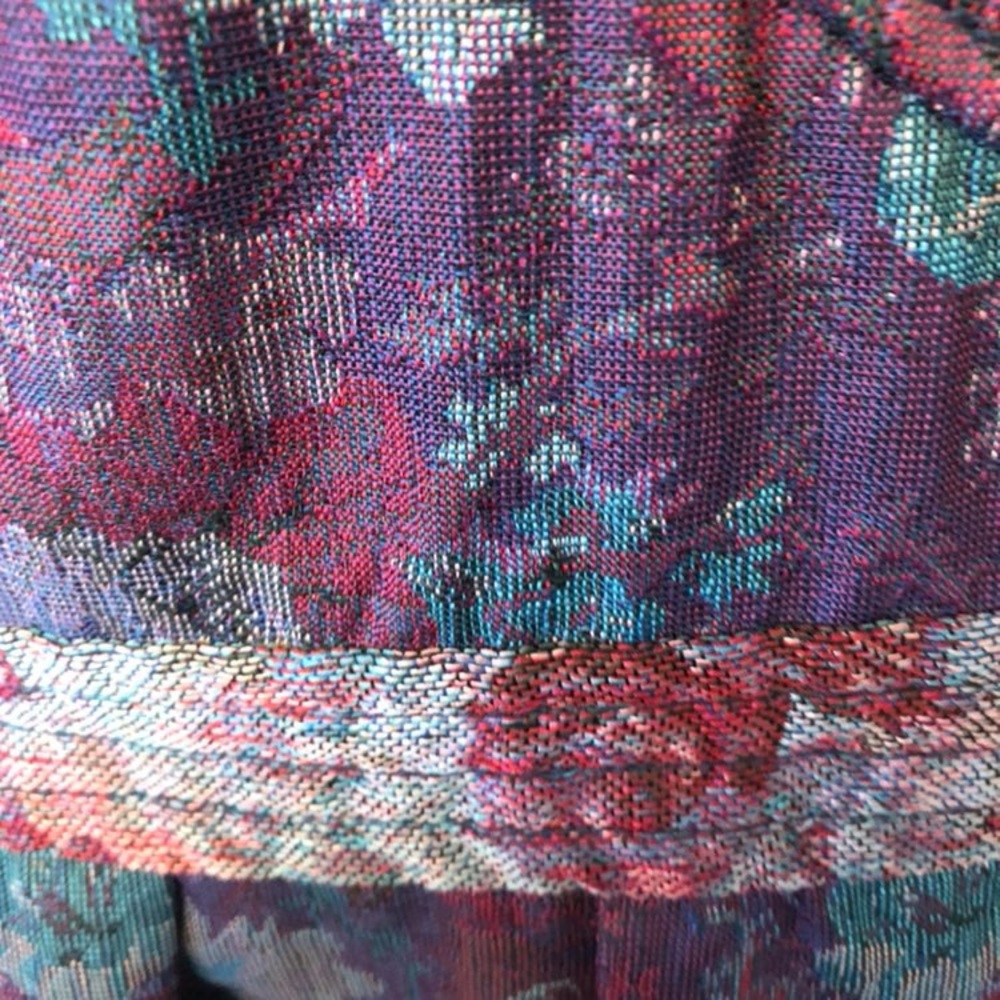 Free People Floral Tapestry Dress Elena Gilbert - Picture 10 of 16